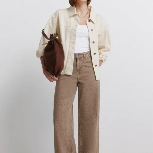Veste En Jean Oversize Colorée