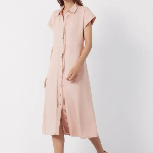Robe Chemisier En Lin