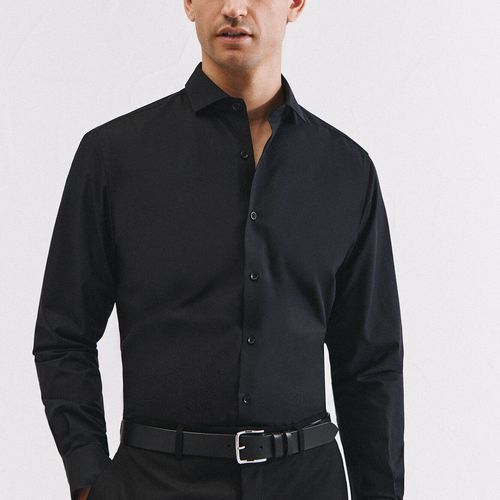 Chemise Habillée Slim En Tissu Ottoman Facile À Repasser