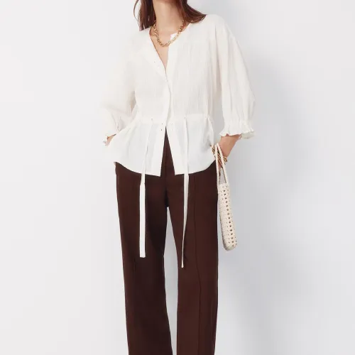 Blouse À Nœud