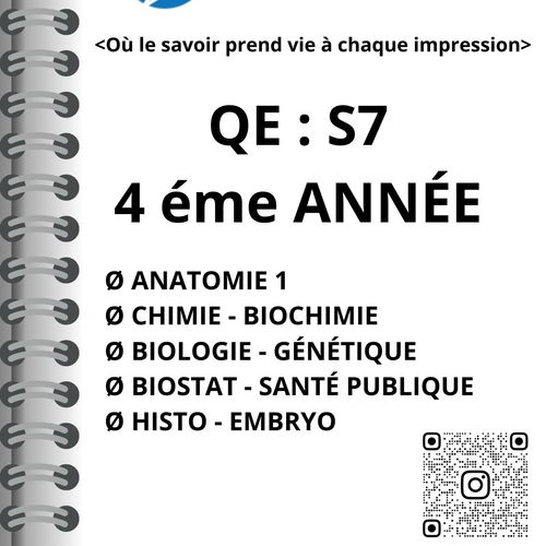 Qe S7 Medecine Generale Fmpm Agraphe