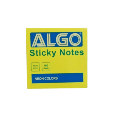 Post It Jaune ( 76 X 76) Mm Algo Pastel