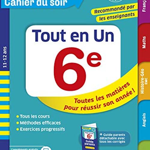 Cahier Du Jour Cahier Du Soir - Tout En Un - 6e Réf. 3282