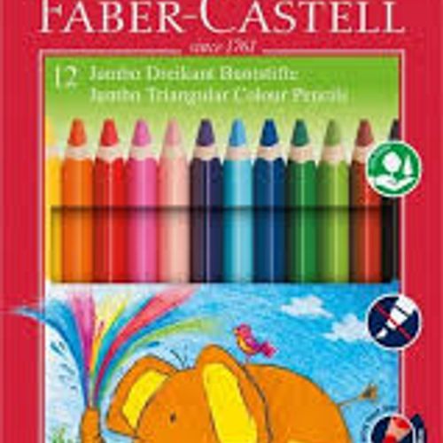 Crayons Couleurs Faber-castell Jumbo Triangulaires
