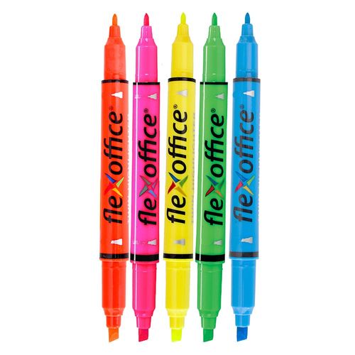 Pochette De 5 Fluorescent Double Pointe