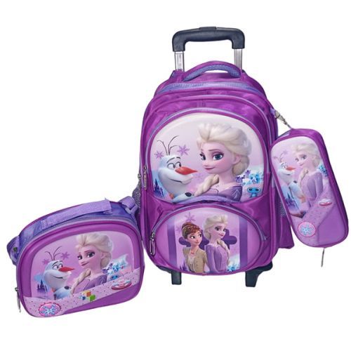 Cartable Trolley 3 Pièces Design 3d  Réf. E-454