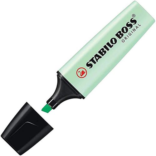 Surligneur Original Pastel Vert Mental Stabilo Boss Réf. 70/116