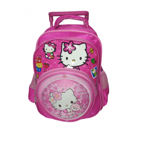 Cartable Trolley 2 Poches Design 3d Hello Kitty Réf. E-535