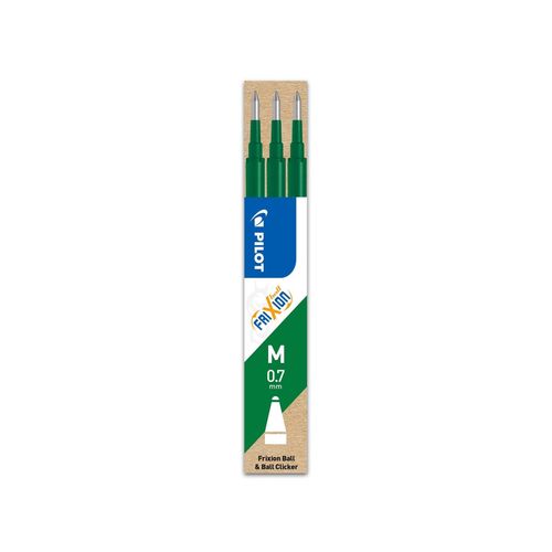 Set De 3 Recharge Couleur Vert Pilot