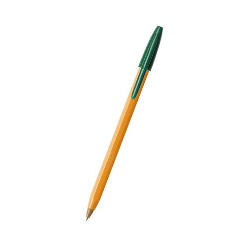 Stylo Cristal Orange Fine Vert