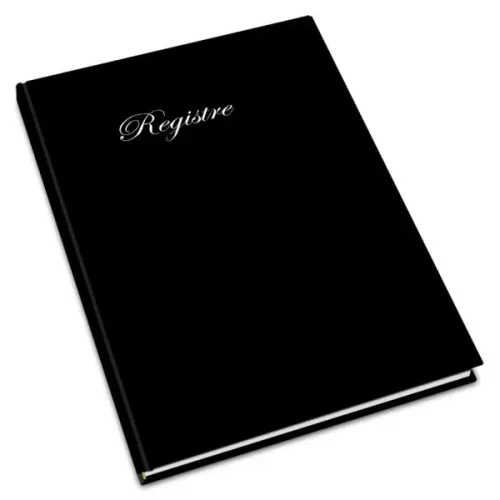 Registre Pot 3 Mains 288p A4 (5 × 5) Bande En Toile