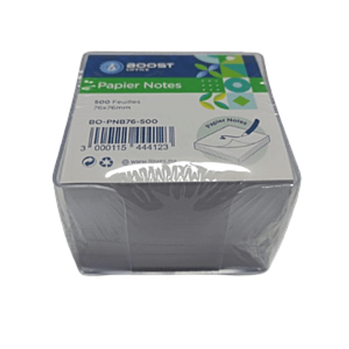 Bloc Cube De 500 Feuilles Ft 76 × 76 Cm Blanc Boost Office Réf. Pnb-76-500