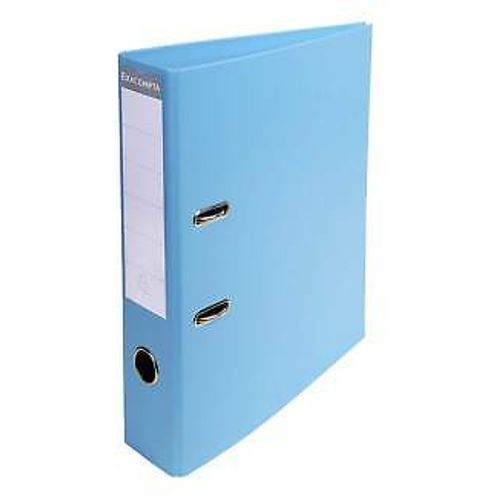Classeur À Levier 32 × 28 Dos 8 Cm En Simili Bleu Ciel