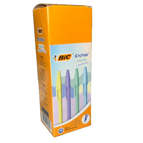 Paquet De 20 Stylos À Bille Bleu 