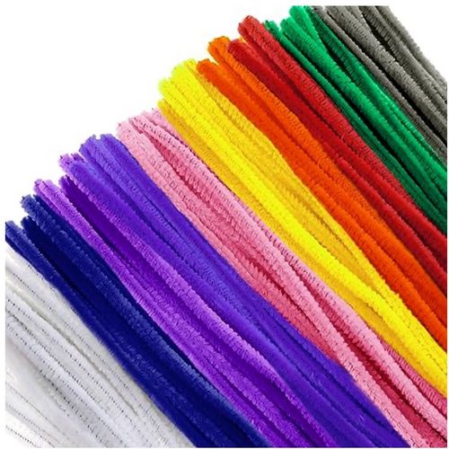 Fil À Chenille 100 Pièces 6mm X 30cm Mashmalow C1560-0515
