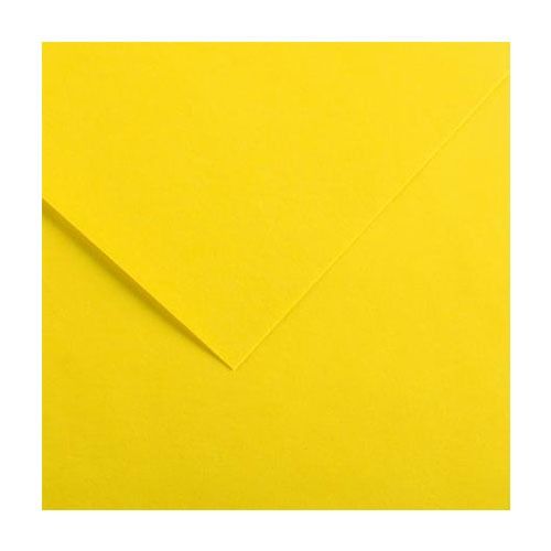 Papier De Dessin 150g – Format 50×65 Cm, Jaune Canard