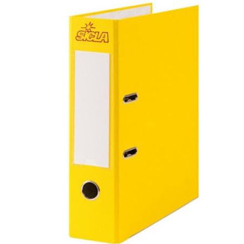 Classeur À Levier 32 × 28 Dos 8 Cm - Jaune