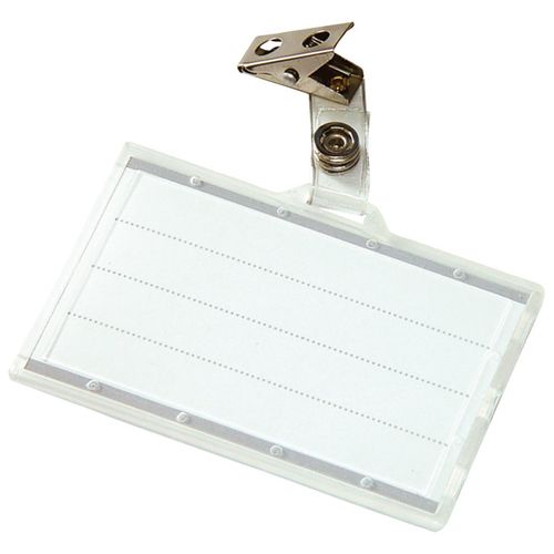 Porte Badge En Plastique Avec Clips Donan Réf. 834600ipl-00