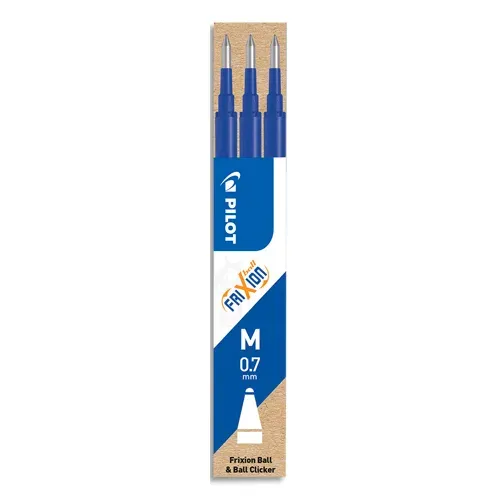 Set De 3 Recharge Couleur Bleu Pilot