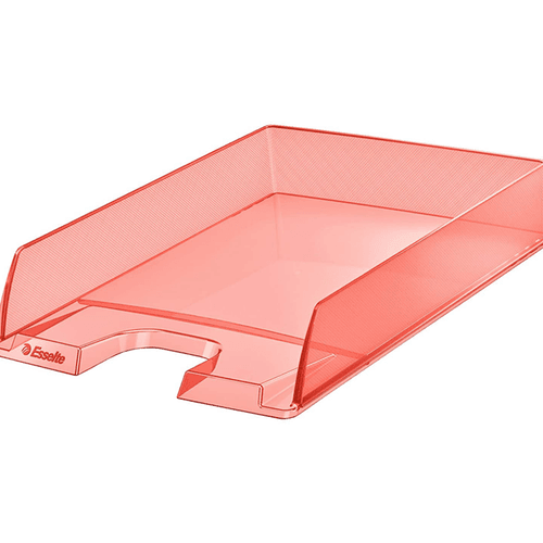 Panier À Courrier Transparent Rouge Donau