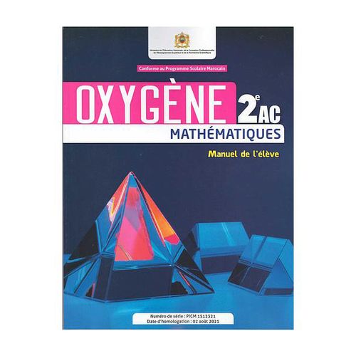 Manuel Oxygène Maths 2e A.c