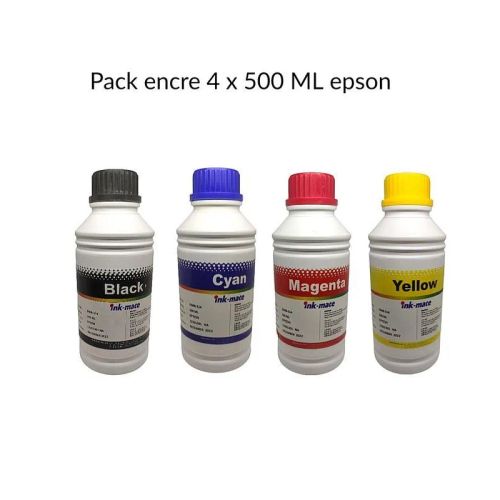 Ink Mate Recharge Dencre 4 Couleur 500ml Pour Les Imprimantes ( 100 000 Pages )