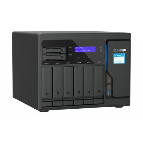 Ts-855x San Tower Intel Atom® C5125 8 Go Ddr4 0 To Qnap Qts Noir