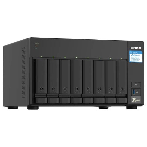 Serveur Nas Ts-832px-4g - 8 Baies - 4 Go Ram Sfp+ 10 Gbps / Lan 2.5 Gbe