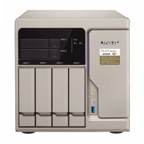 Serveur Nas Qnap Ts-677-1600-8g - 6 Baies Ram 8go Ddr4 Amd Ryzen 5 1600 (sans Disques)