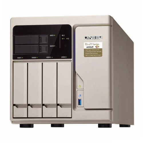 Serveur Nas Qnap Ts-677-1600-8g - 6 Baies Ram 8go Ddr4 Amd Ryzen 5 1600 (sans Disques)