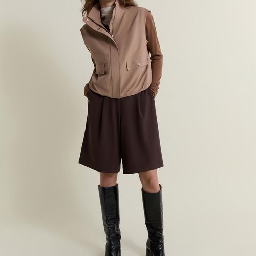 Veste Sans Manches Col Montant