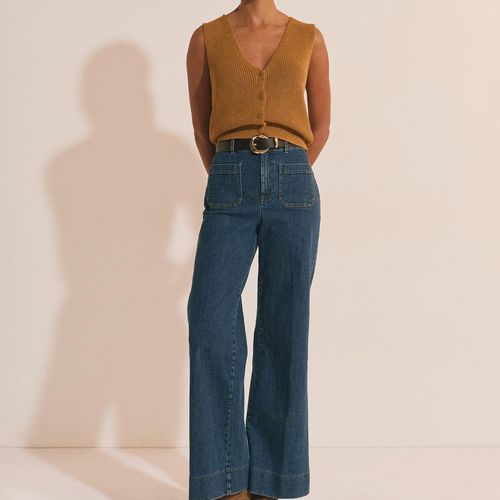 Jean Flare À Poches Avant