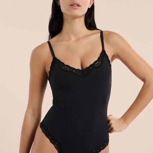 Body En Microfibre Et Dentelle