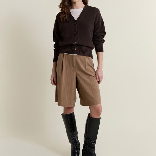 Cardigan Col V Avec Coton