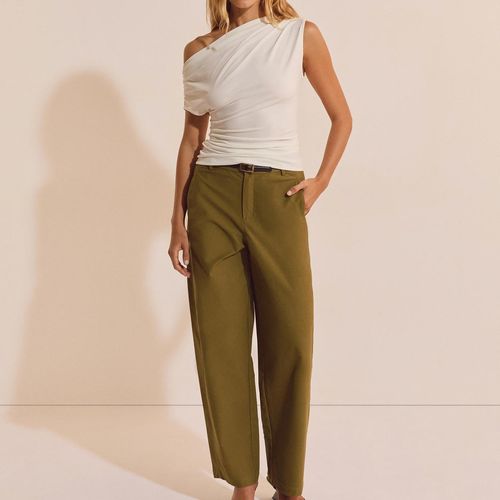 Pantalon Barrel Avec Coton