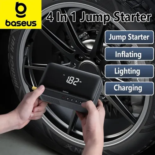 Super Energy 4-en-1 600a 6000mah Démarreur De Voiture Avec Compresseur Maroc