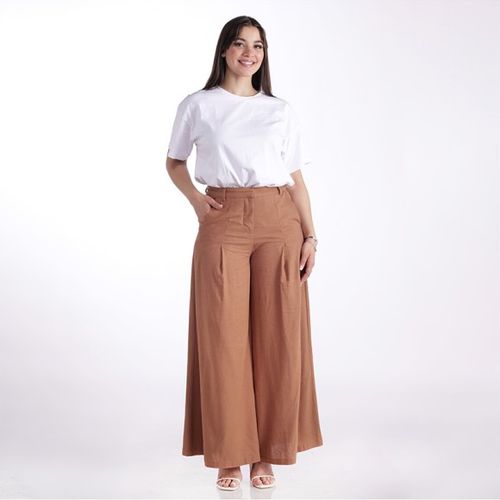 Pantalon Fluide À Plis