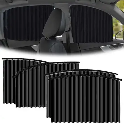 Pack De 4 Rideaux Magnétiques Pare-soleil Voiture