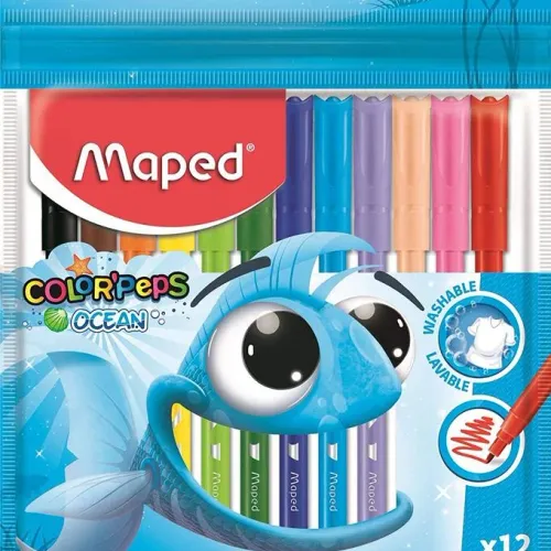 Feutres Color Peps Ocean - 12 Couleurs