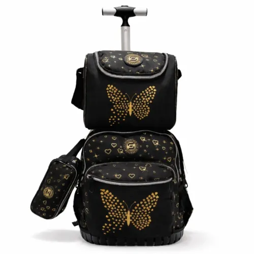 Cartable 45 Cm Trio Primaire - Fille Butterfly