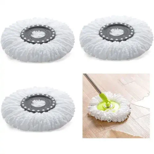 Lot De 2 Recharges De Vadrouille En Microfibre – Couleur Aléatoire