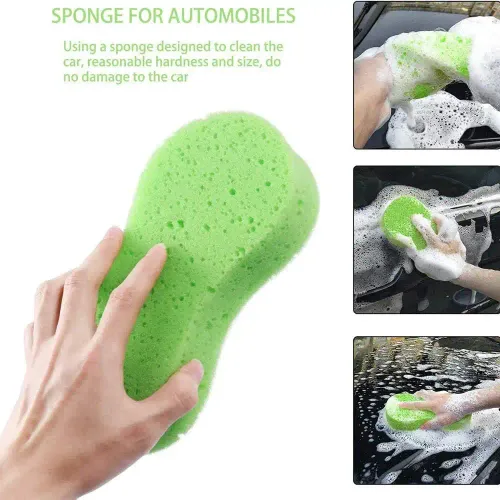 Éponge De Lavage De Voiture - Pratique Et Multifonctionnelle - Couleur Aléatoire
