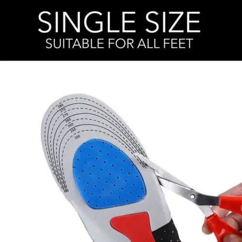 Semelles Orthopédiques Universelles 40-46 Eu Avec Amorti Talon - Couleur Aléatoire