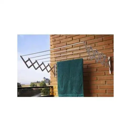 Sèche-linge Extensible Inoxydable Avec 5 Barres En Aluminium De 100 Cm