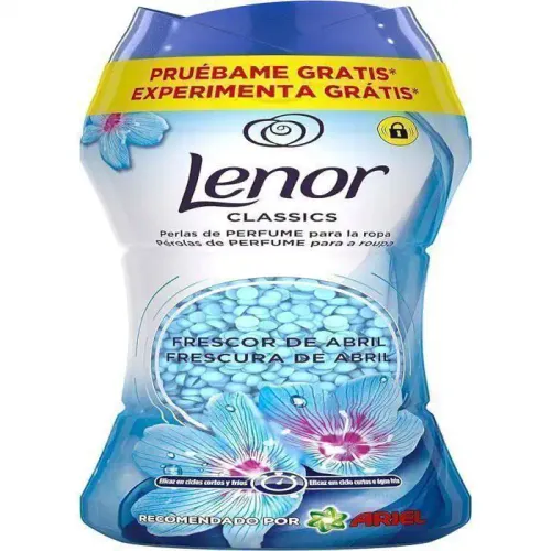 Lenor Classic April Freshness, Machine À Laver Parfumée Aux Perles, Adoucissant, Booster De