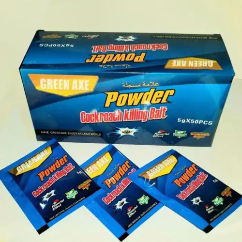 Poudre Appât Anti-Cafards et Blattes – (Boîte de 50 Sachets x 5g)