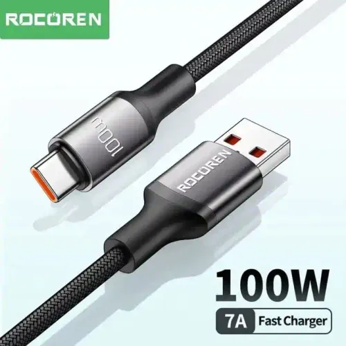 Câble Usb-c 100w Charge Rapide Et Flexible Avec 2 Mètres 