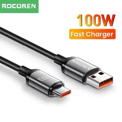 Câble Usb-c 100w – Charge Rapide Et Compacte Avec 1 Mètre 