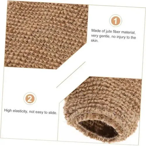 Gant De Bain Exfoliant, Gommage, Massage En Fibre Naturel De Jute