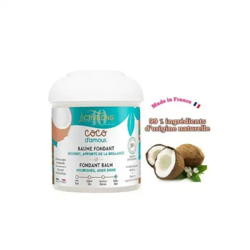 Baume Pour Cheveux - Coco D’amour - Hydratation - 99% D'ingrédients Naturels 